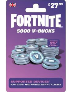Fortnite (5000 V-Bucks - UK Only - Delivered by pos