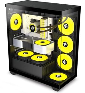 FOIFKIN PC Case - Pre-Installed 3 PWM ARGB Fan