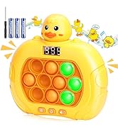 Upgraded Pop It Game Fidget Toys with LED Screen for Kids 3-12 for Boys and Girls Light Up Music ...