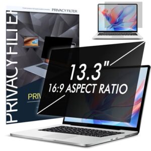 SOPPY 13.3 Inch Privacy Filter for Laptop 16:9 Aspect Ratio