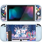PlayVital Joystick Caps for Nintendo Switch, Thumbstick Caps for Switch Lite, Analog Cover for Sw...