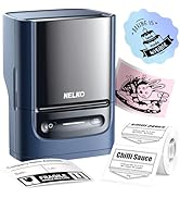 Nelko PM220 Bluetooth Thermal Label Printer, Portable Label Maker Machine for iOS & Android Phone...