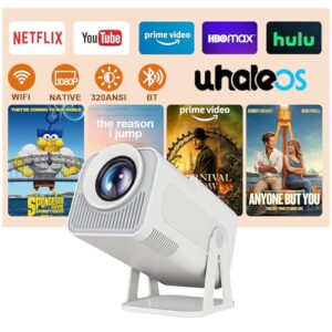 [Netflix-Licensed] HY320 NTV Smart Projector with officially TV Apps