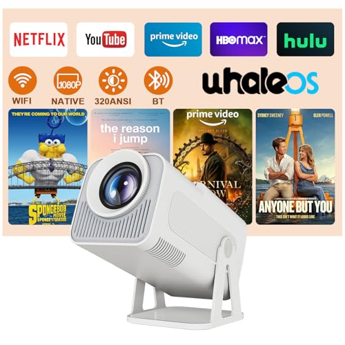 [Netflix-Licensed] HY320 NTV Smart Projector with officially TV Apps