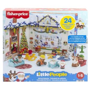 Fisher-Price Little People Toddler Toy Advent Calendar Playset 24 Christmas Figures Toys For Kids Christmas Gif