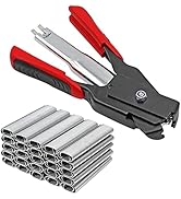 Hog Ring Pliers Automatic Fencing Pliers with 2500pcs Hog Rings Fence Clips C Type Nails Fencing ...