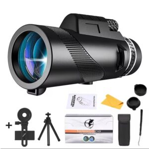 40x60 Portable Zoom HD 5000M Telescope Folding Long Distance Mini Powerful Telescope for Hunting Sports Outdoor Camping Travel