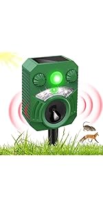 Joomouney Cat Repellent Garden,Ultrasonic Cat Deterrent Animal Scarer HPP-AR33 BY-15BY