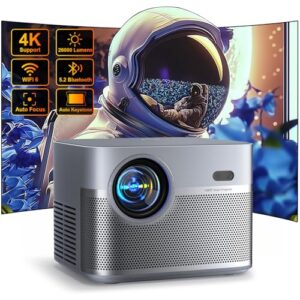 [Auto Focus & Keystone] Projector 4K