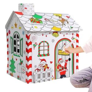 Dybnuhoc Christmas Cardboard 3D House