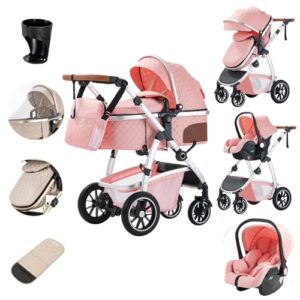 Zkiprm Baby Stroller 3-in-1