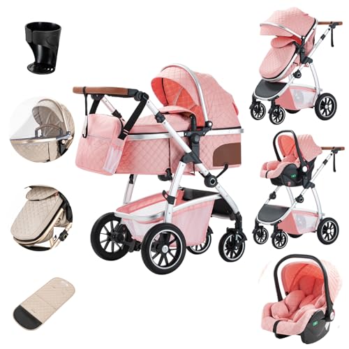 Zkiprm Baby Stroller 3-in-1