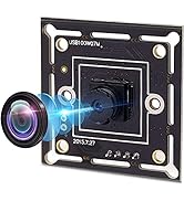 ELP OTG Wide Angle Webcam 5MP Aptina MI5100 CMOS 100 Degree No Distortion Lens USB Camera for Web...