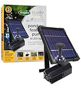 Blagdon Liberty Solar Floating Fountain Pump for Small Ponds, Water Features, Bird Baths, with Cr...