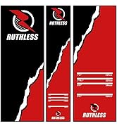 Ruthless Dart Flight Punch Pocket Size Easy to Use Darts Accessory, Red, Black and White