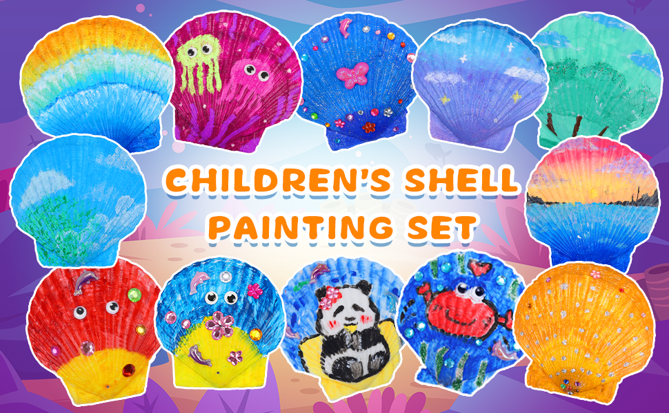 CHILDREN'S SHELLPAINTING SET