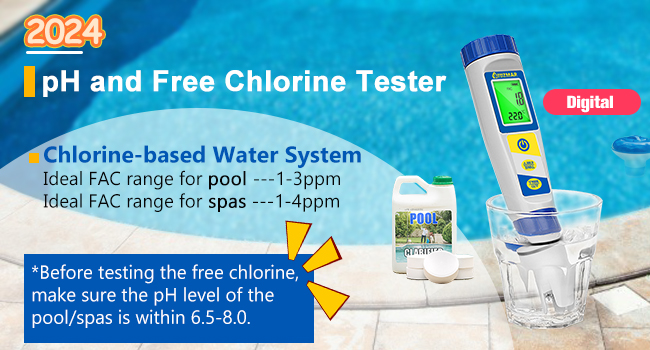 Chlorine tester digital