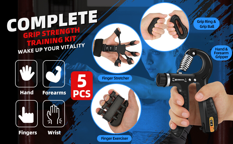 grip strength training set 5pcs
