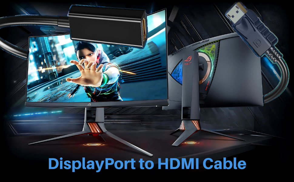 displayport to HDMI Adapter,dp(display port) male to HDMI female connector