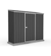Absco 5 x 3 Metal Shed | Pent Roof | Titanium | 1.52m x 0.78m | Metal Garden Storage Shed 5 x 3 5...