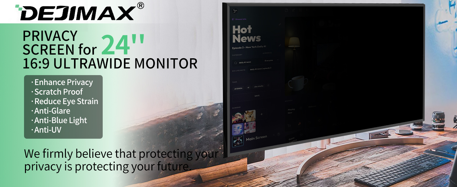 24inch Computer Privacy Filter