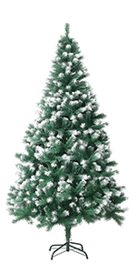 7ft snow flocked Christmas tree