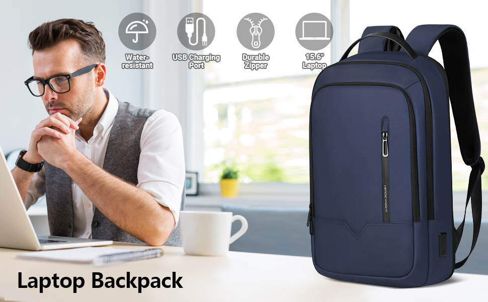 lightweight business expandable laptop backpack