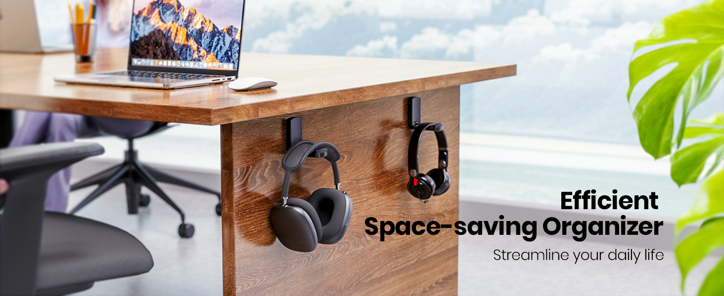 sticky headphone stand