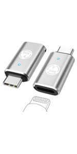 Lighting Female to USB C Male Adapter