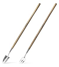 Long Handled Trowel, Long Handled Garden fork, garden fork, garden trowel, garden tool, gardening