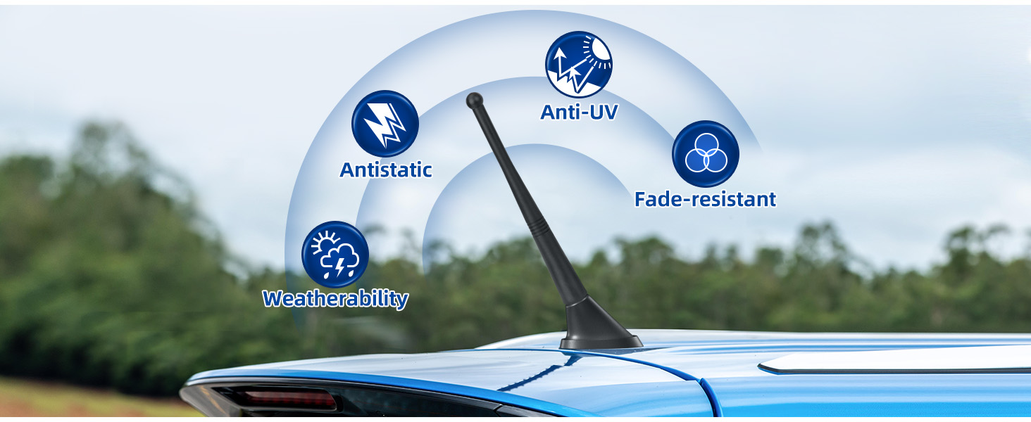 Bingfu Universal Car Roof Mount Antenna