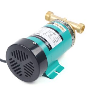 MIIWWOWO 120W Water Pressure Booster Pump 25L Automatic Electronic Booster Pump Hot and Cold Water Electric Garden Water Pump Conversion Pump for Shower Washing Machine Home Garde