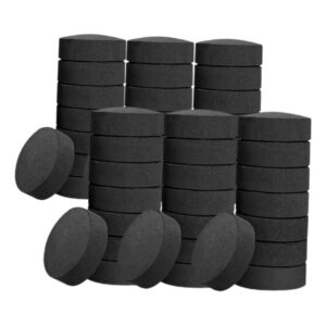 Yardenfun 70pcs Quick Burning Charcoal Bbq Charcoal Briquettes Instant Charcoal for Grilling Cooking Charcoal Instant Charcoal Briquettes Fireplace Grill Charcoal Picnic Charcoal