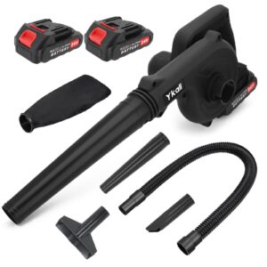 Cordless Leaf Blower 24V with 2 Batteries & Charger