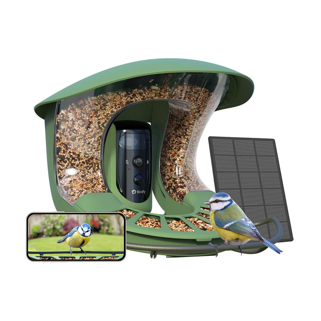 Birdfy Upgraded Bird Feeder Camera with Dual-Lens