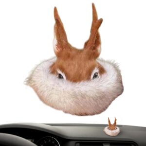 Lnhgh Animal Dashboard Decor - Roe Deer Horn Hat Car Interior Decoration | Lovely Decoration
