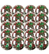 2 Pairs Striped Elf Tights - Elf Costume Stripe Tights - Christmas Striped Tights Elf Fancy Dress...