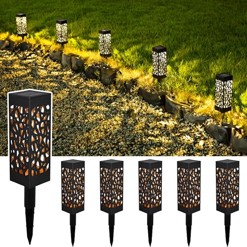 GIGALUMI Solar Lights Outdoor Garden
