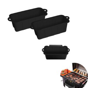 SIRUITON 2 PCS Upgraded Silicone Grease Cup Liners for Blackstone Grill for 36 28 22 17 Inch Griddle