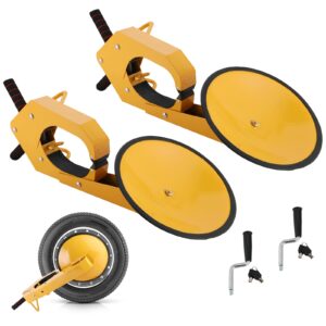 DASBET Wheel Lock Clamp Boot Heavy Duty Auto Anti-Theft Tire Parking Boot Lock with Key and Crank Adjustable Tire Lock for Car Truck RV ATV (73cm x 34cm