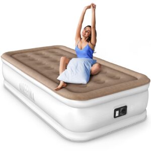 Airefina Single Air Bed with Built in Pump