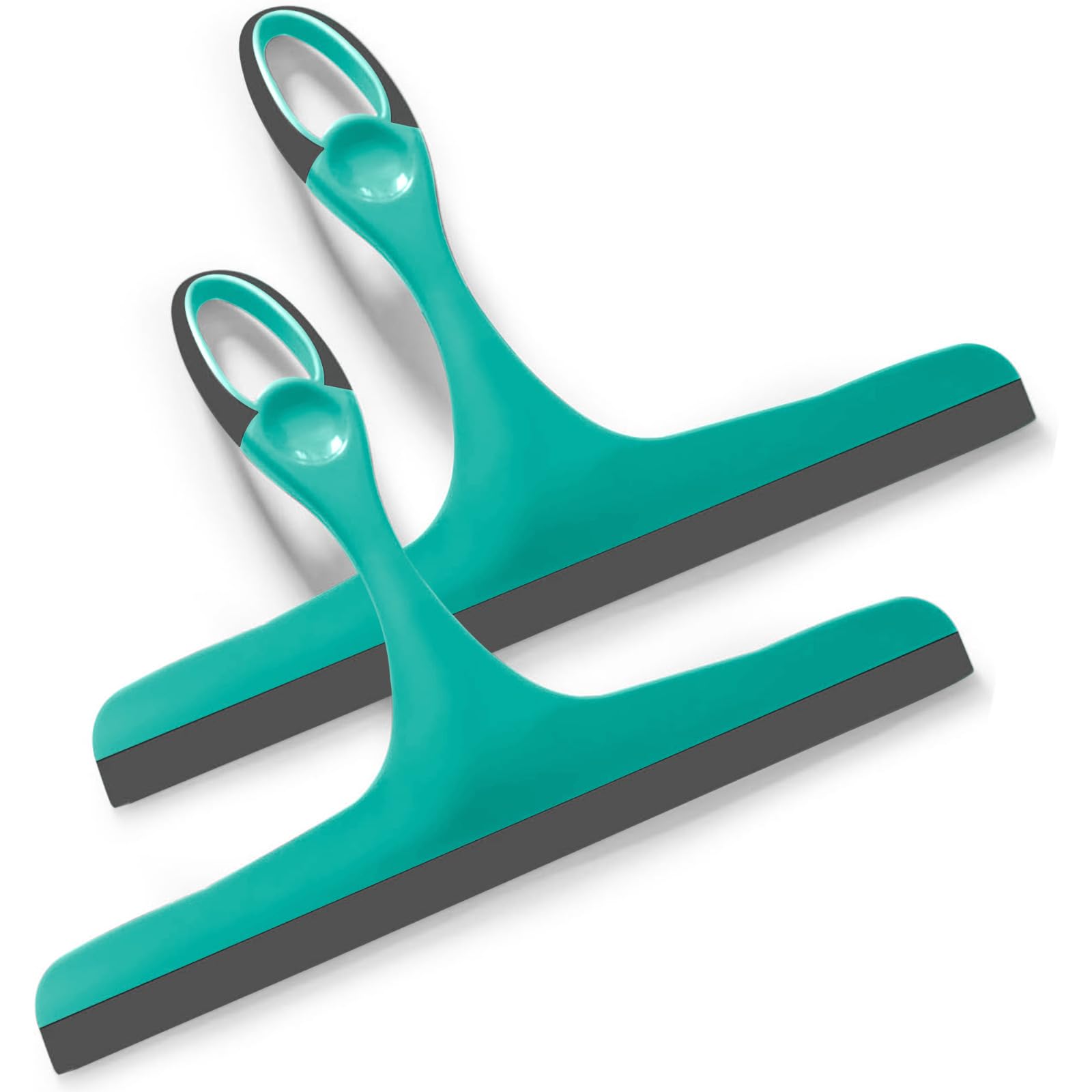 Essentiality 2-Pack Multipurpose Window Squeegee - Durable Shower Squeegees For Mirrors & Tiles - Window Cleaner For Cars