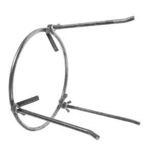 KITANDOVE Outdoor Tripod Cooking Tripod Wok Stand Camping Stand Legs Lock Tripod Stand Fire Pit Tripod Campfire Equipment Camping Fire Tripod Campfire Cooking Stand Tripods Grey Carbon Steel