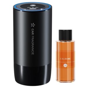KESOCI Smart Car Diffuser: Experience Luxury with 50ml Cologne Scent - Perfume Your Journey with Ultrasonic Aroma Tech Smart Car Air Freshene