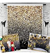 Neon Happy New Year Backdrop 2025 City Fireworks Eve Party Background 7x5FT Winter Holiday New Ye...