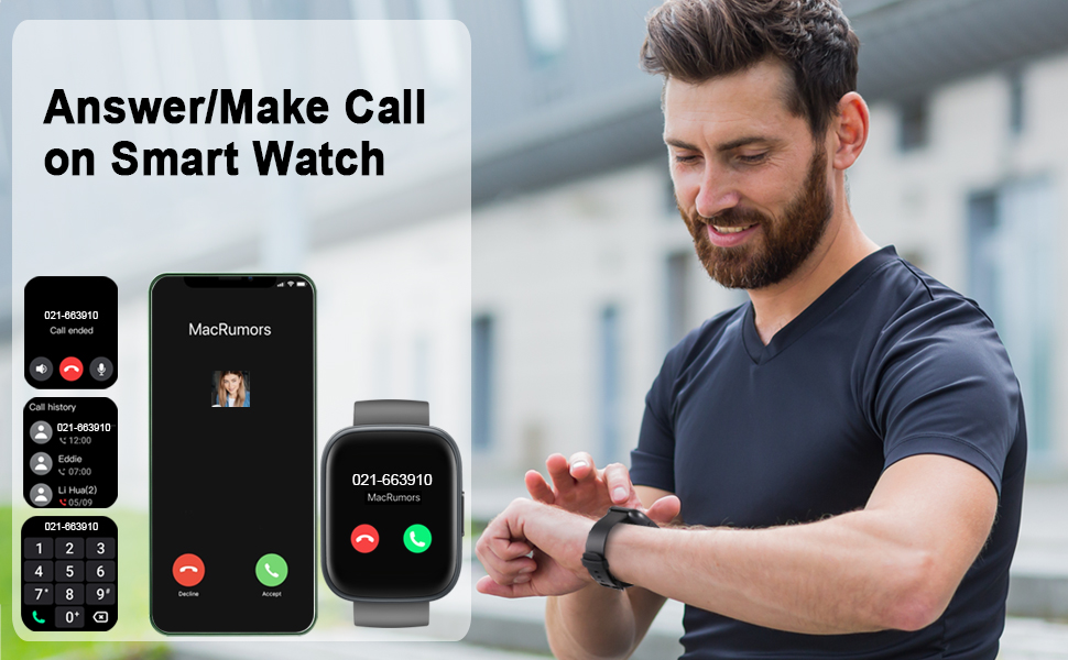 Smart Watch for Men Women
