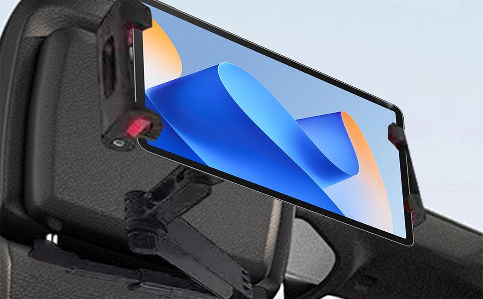 Car Headrest Tablet Holder