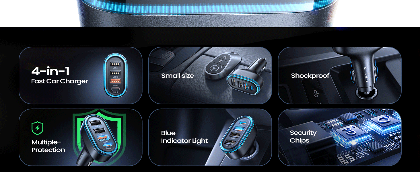 Fast Car Charger Adapter