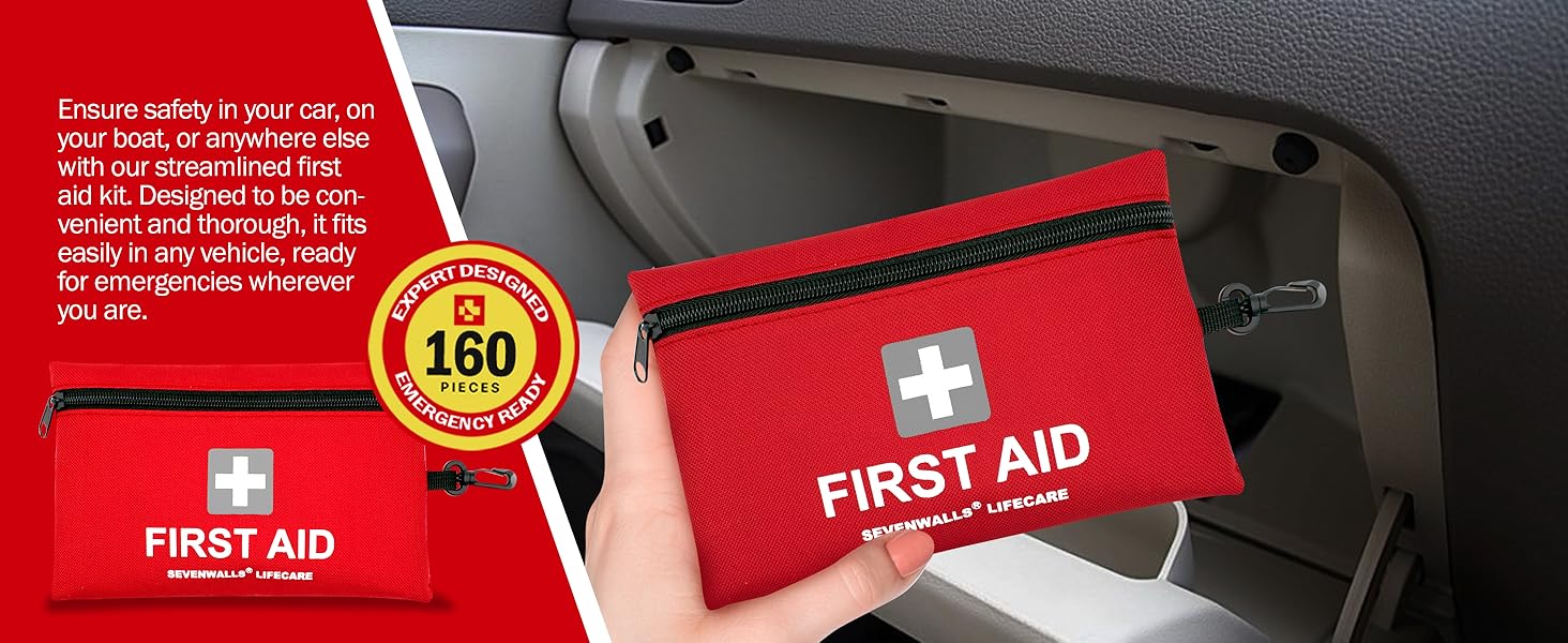 first aid kit for office, workplace emergency kit, student first aid kit, compact travel safety kit