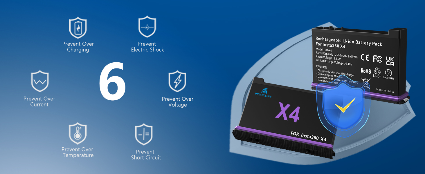 Insta 360 X4 Replacement Battery